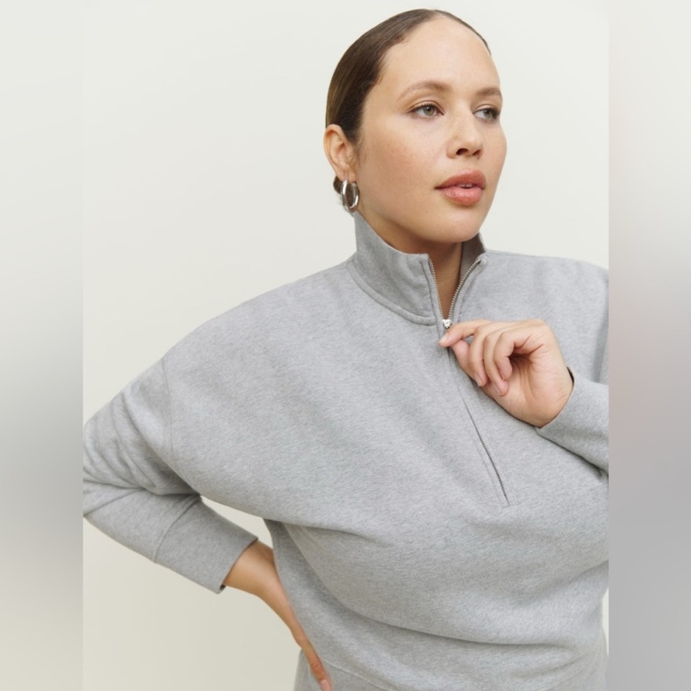 Reformation Marla Zip Sweatshirt